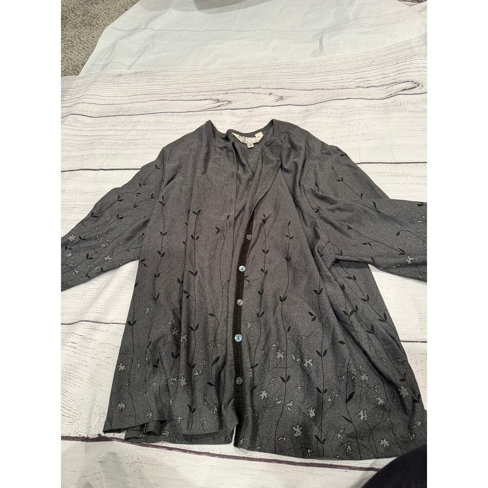 Uniform Woman John Paul Richard Button Down Short Sleeve Blouse Size 1X